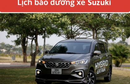 Lịch bảo dưỡng định kỳ và chi phí của Suzuki